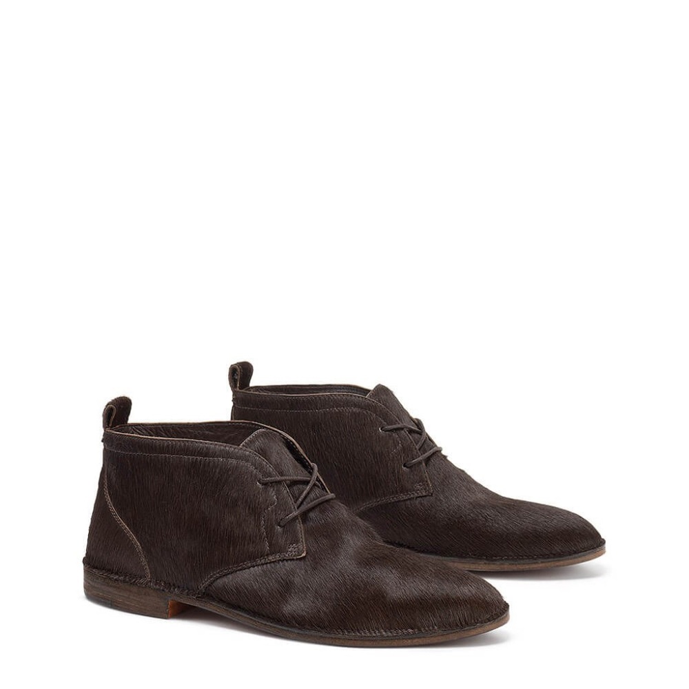 NWT Trask Addy Haircalf Brown Bootie